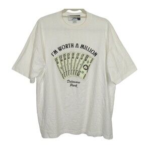 Vintage House Of Gabrielle Delaware Park Worth A Million Tee Shirt Unisex XL